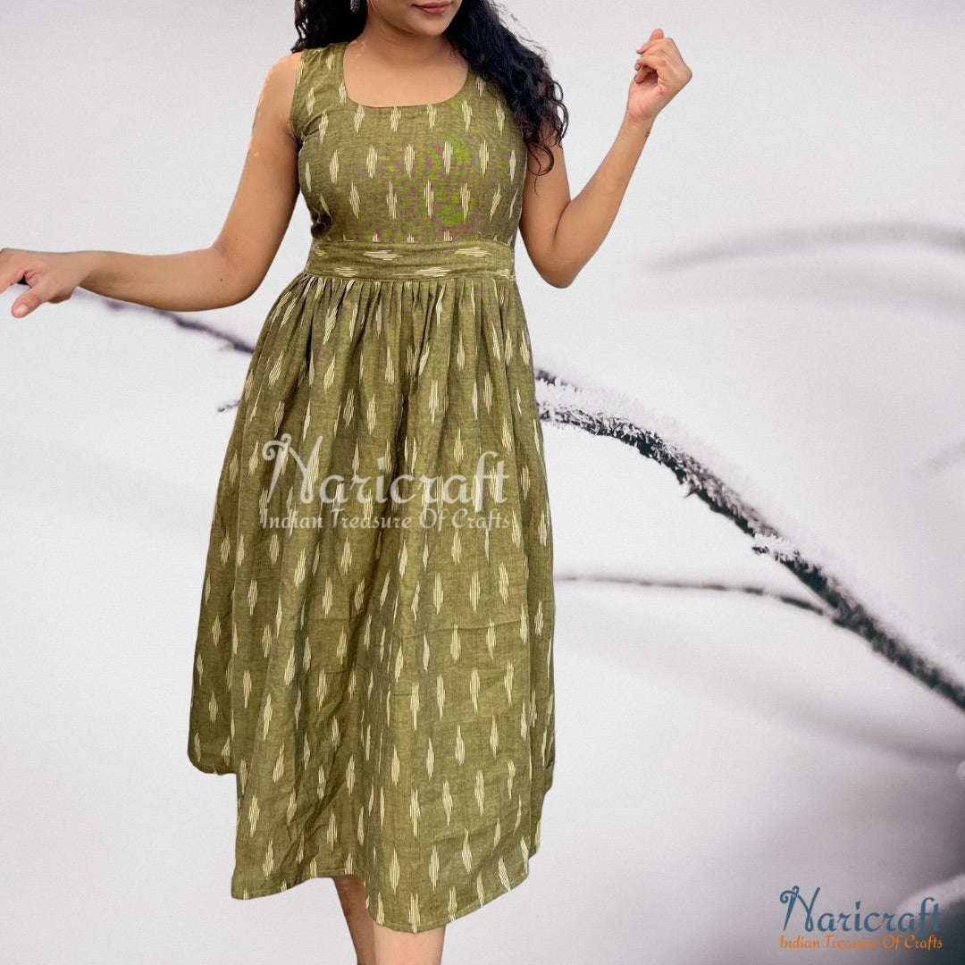 Ikat - Juniper olive green