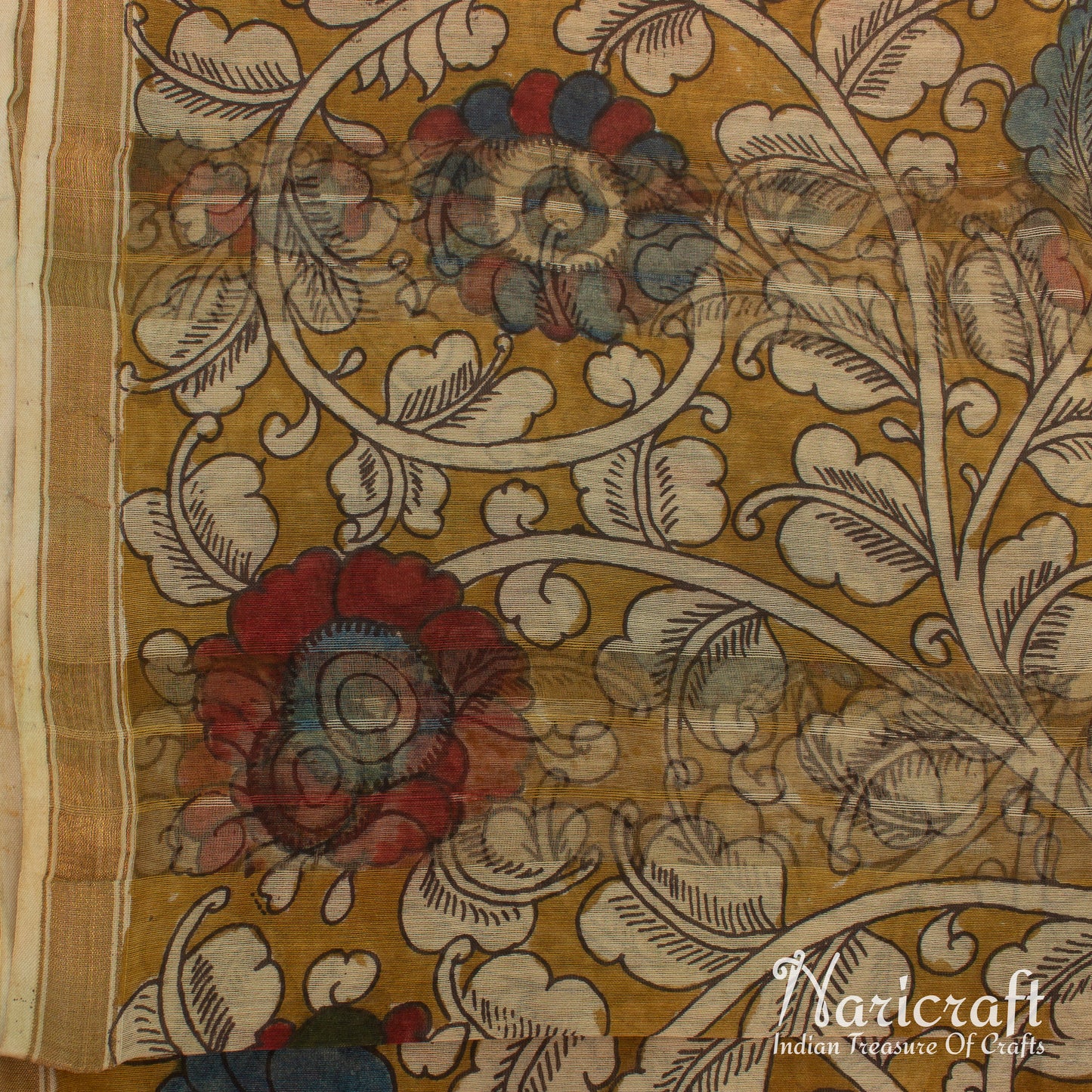 Missing weaving - Floral design - Dupatta