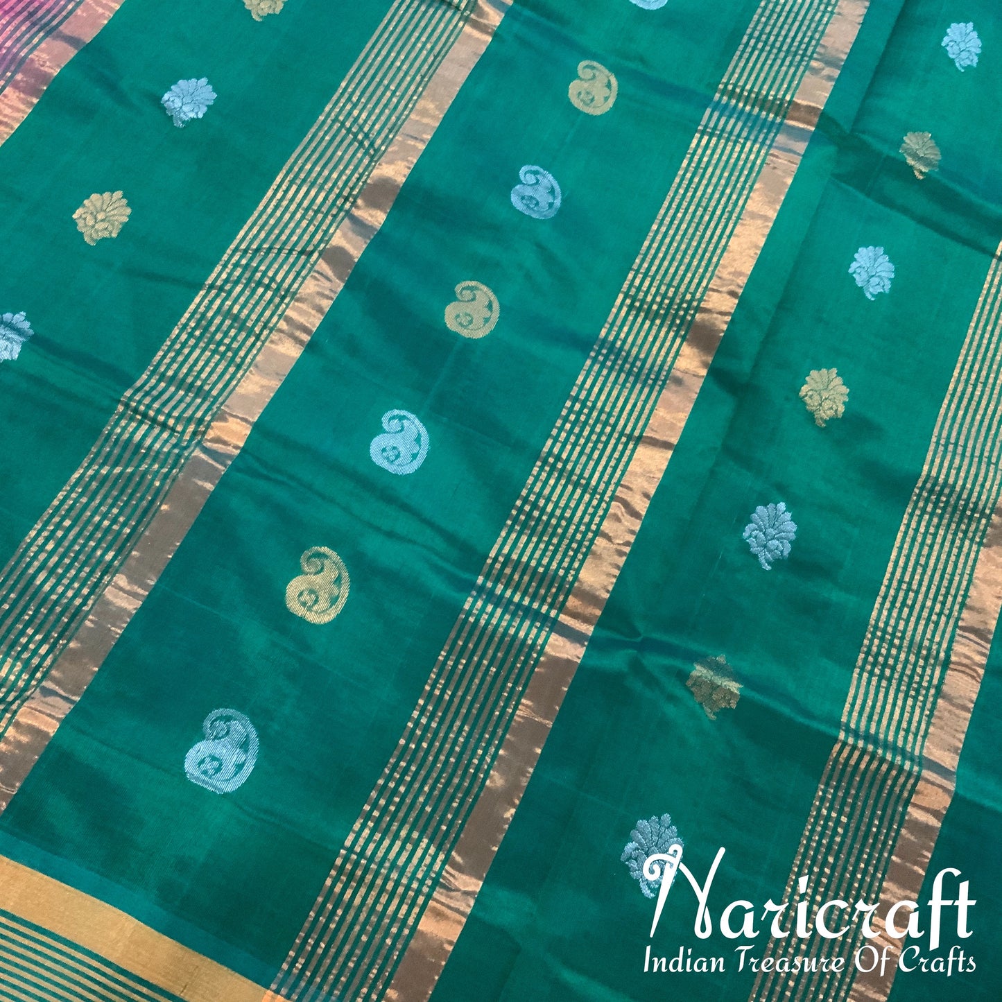 Venkatagiri silk cotton saree - Pink