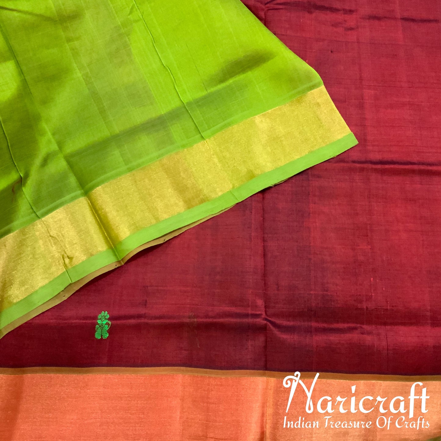 Venkatagiri silk cotton saree - Maroon