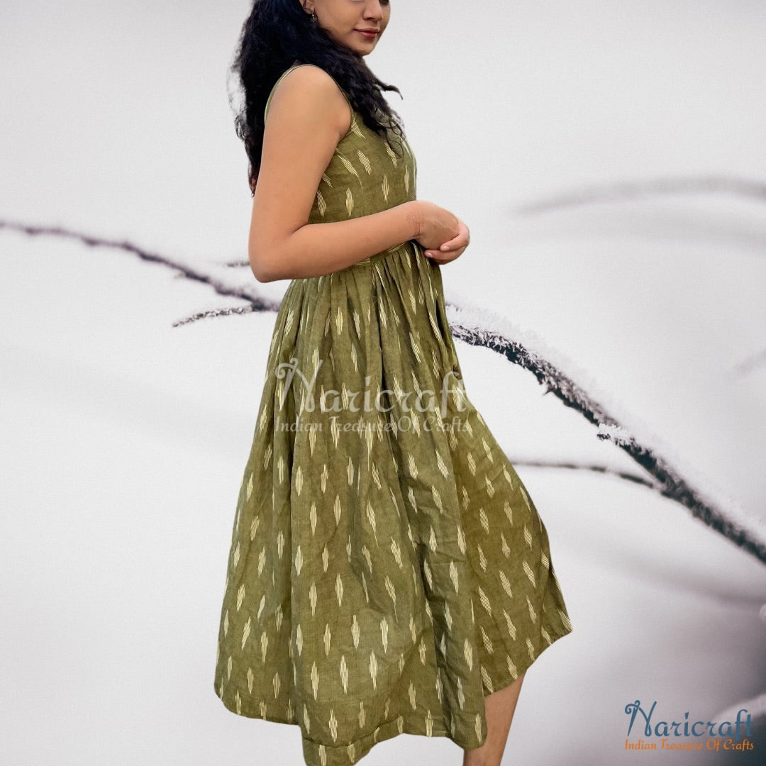 Ikat - Juniper olive green